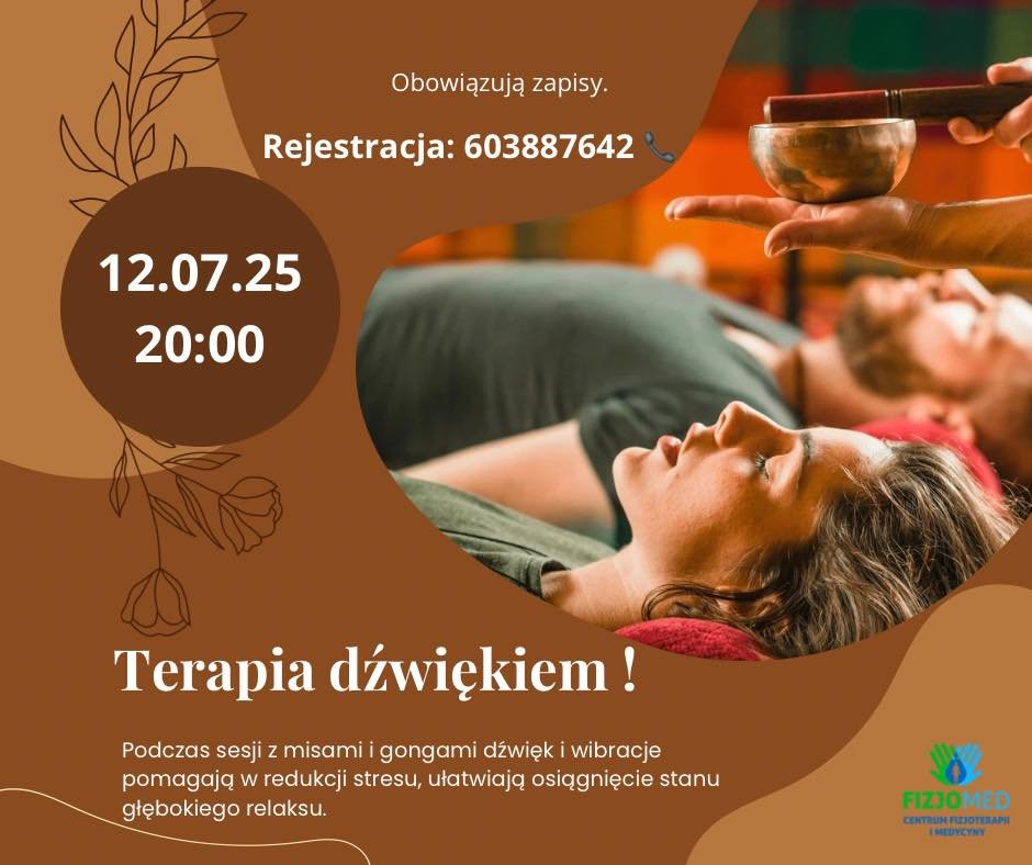 obrazek z tekstem Terapia dźwiękiem